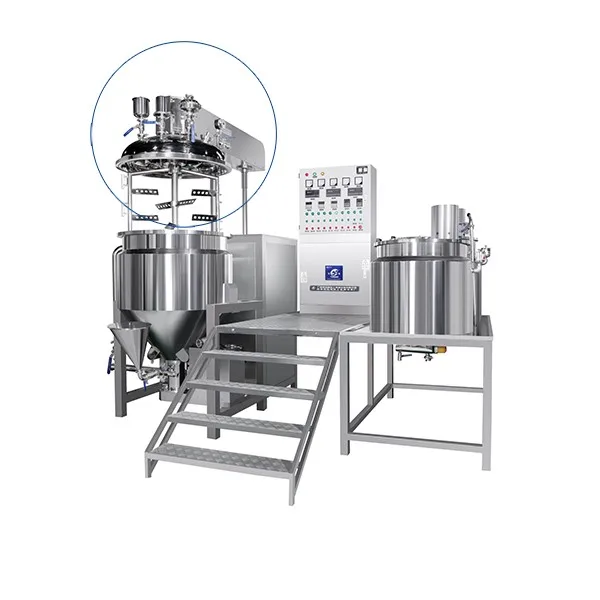 New Condition and vacuum Homogenizer Mixer Type Cosmetic facial cream making machine , 7 days whitening cream mixing machine