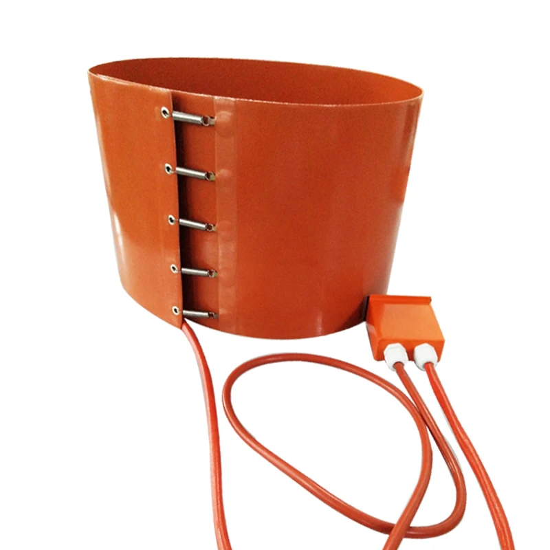 200L 2000w Indoor Flexible Silicone Rubber Gas Tank Heater belt