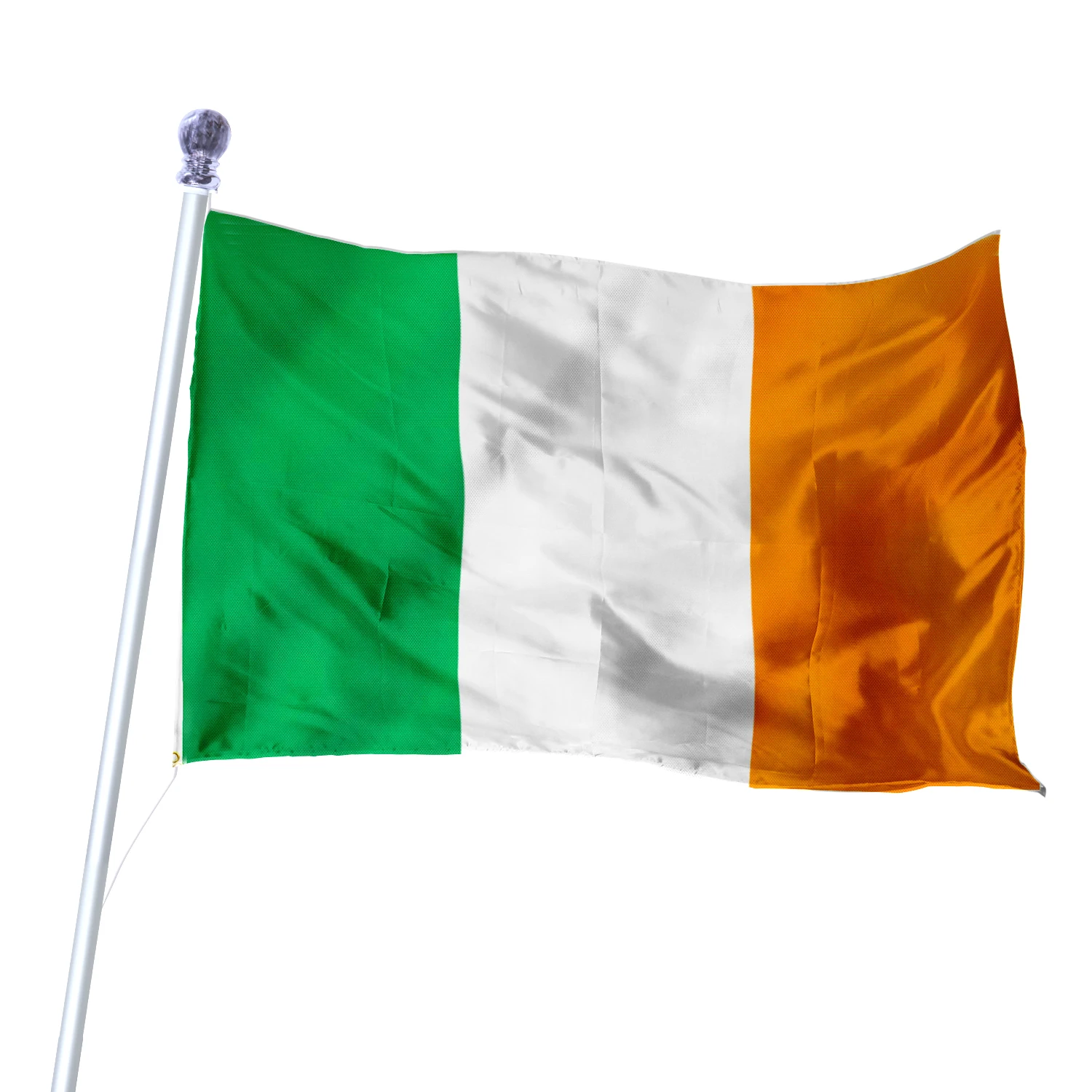 Promotional 3*5ft Flag of Irish  outdoor double side custom digital silk screen printing 100% polyester 90cm*150cm Irish flag
