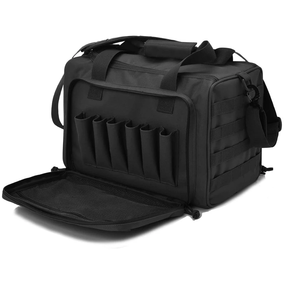 Tactical Gun Range Bag Deluxe Gun case  Shooting Range Duffle Bags