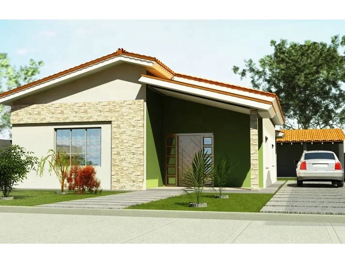 95m2 modern tunisia house with prefab structure and fast construction