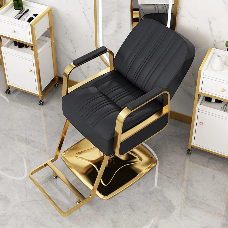 Beauty Style Salon Barber Chair, Modern Reclining Hair Salon Chair, Luxury Barber Chair