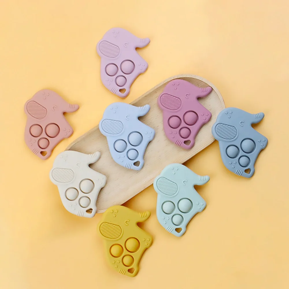 LoveBond BPA Free Silicone Baby Mushroom Chew Teethers for Baby Teething Bestie and Baby Pop Sensory Toy
