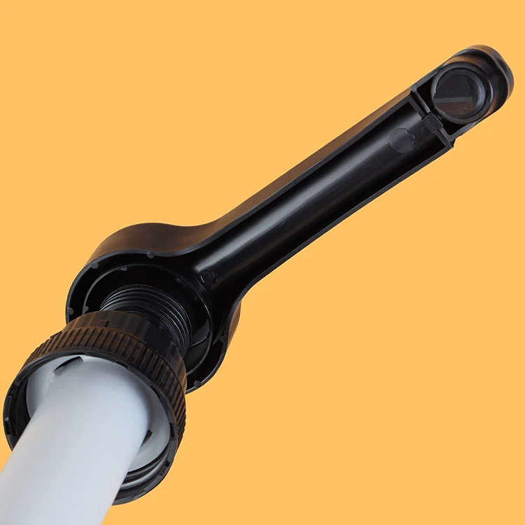 38/400 Long nozzle food grade syrup pump with inner  juice oyster sauce jam condiment bottle cap dispenser coffee syrup pump