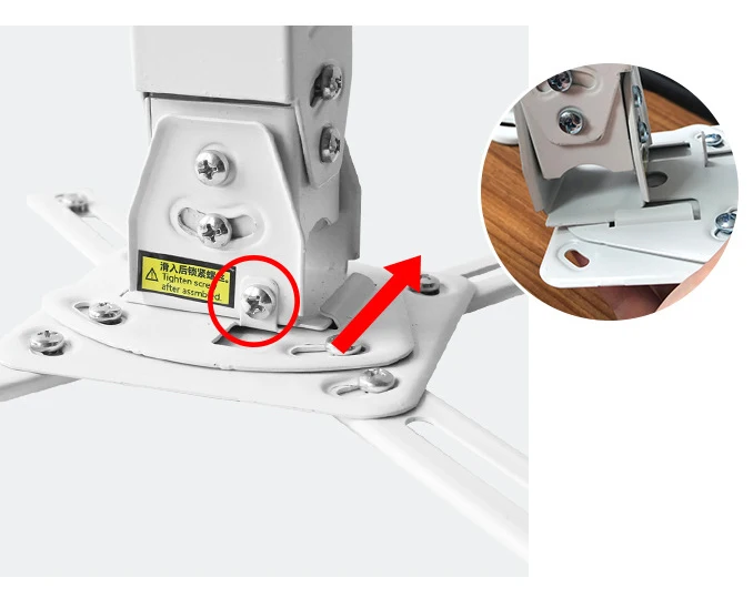 Universal Projector Ceiling Mount Bracket overhead aluminum projector ceiling mount