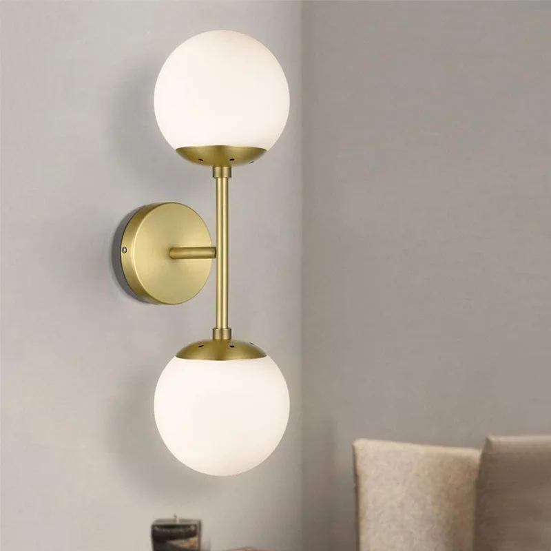 Wall Lamps Creative Bedside Decoration Interior Indoor Iron Luxury Design Ball Minimalist Line Nordic Led Modern Wall Lamps
