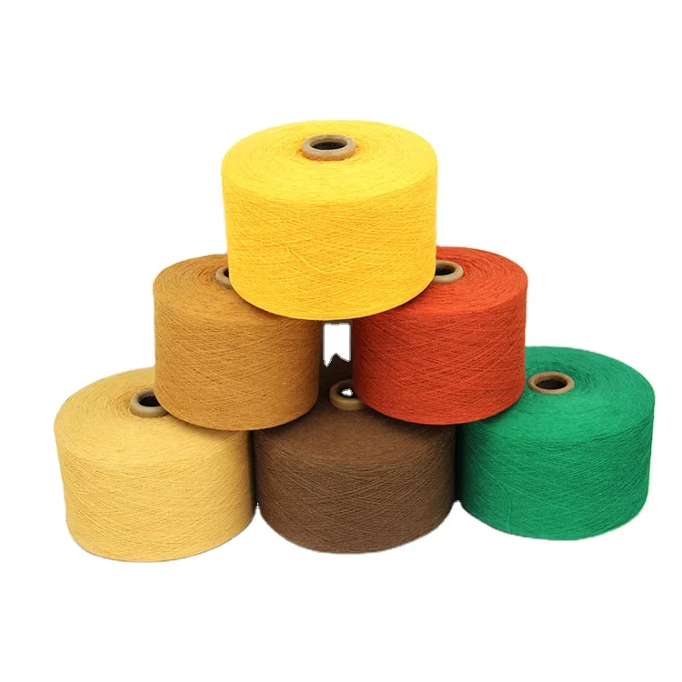 
Handmade hats, bags and underwear 8NE High Quality Recycled Cotton Acrylic Blended Yarn 