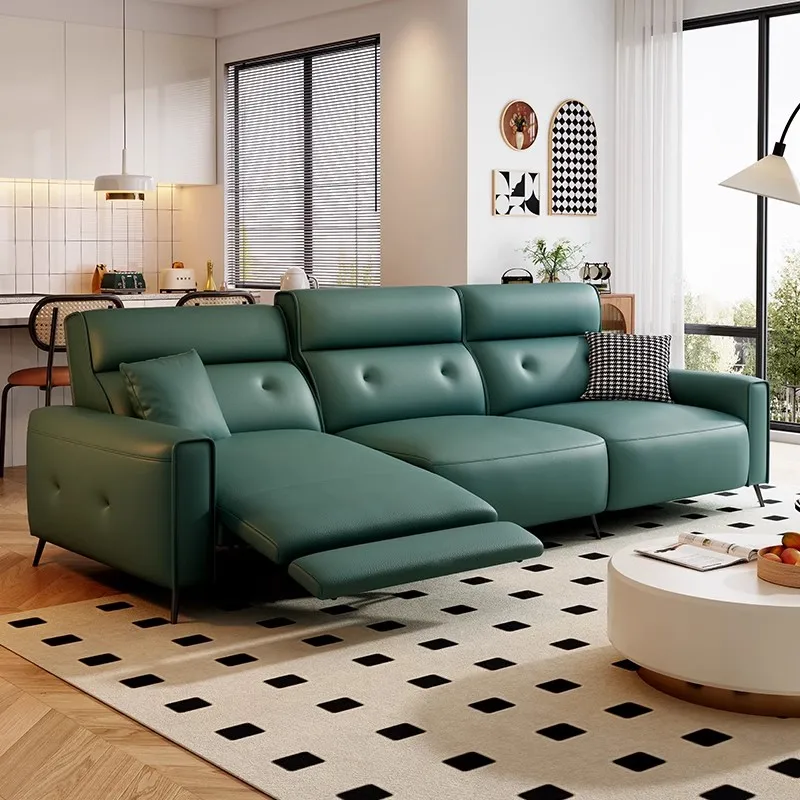 Best-selling home cinema recliner sofa luxury leather electric sof multi purpose extendable sofa