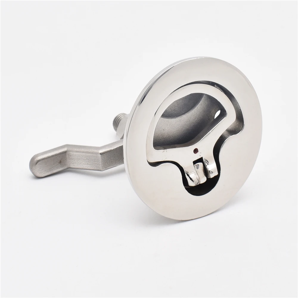 Hot sale stainless steel turning lock door hatch cabinet lit /pull ring boat pull hatch latch lift ring