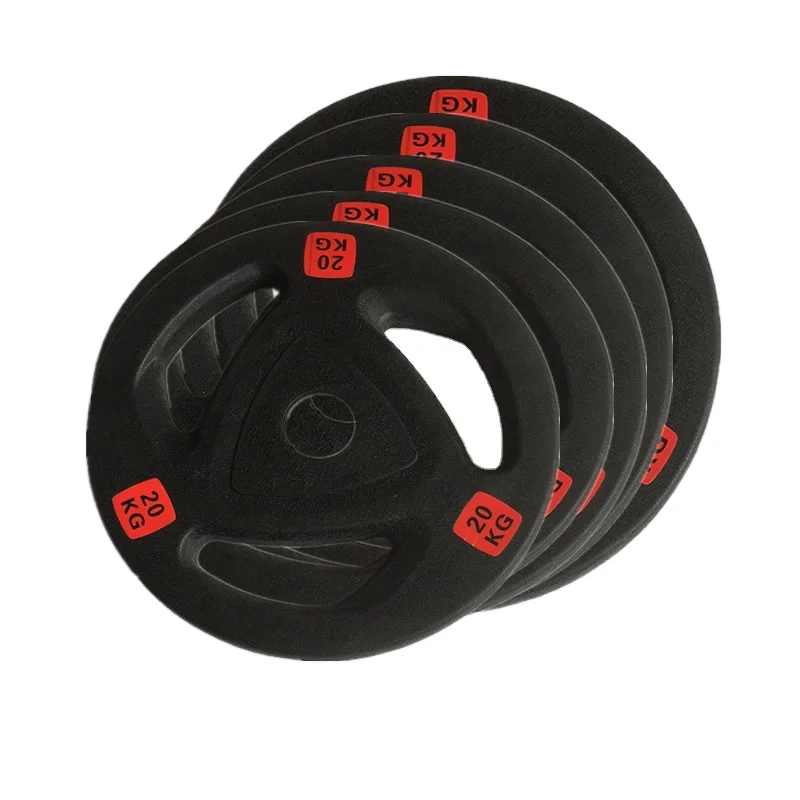 Custom Logo Gym Fitness Weight Plate Sell Well Barbell Bumper for Training and Lifting Available in 5kg 10kg 20kg 25kg