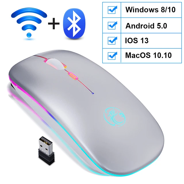 
Personalizado Recharger New Mous Mause Gamer Sem Fio Touch Smart Teclado E Mouse Para Celular Wireless Mouse Gaming 