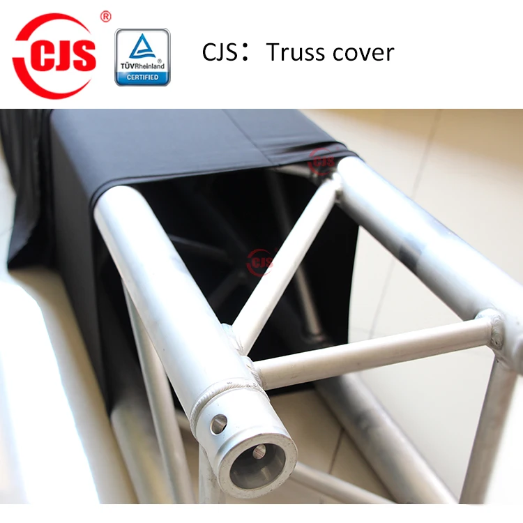 Premium Wrap F34 Truss ornament  White black Stretch Fabric stage truss cover Fireproof and waterproof