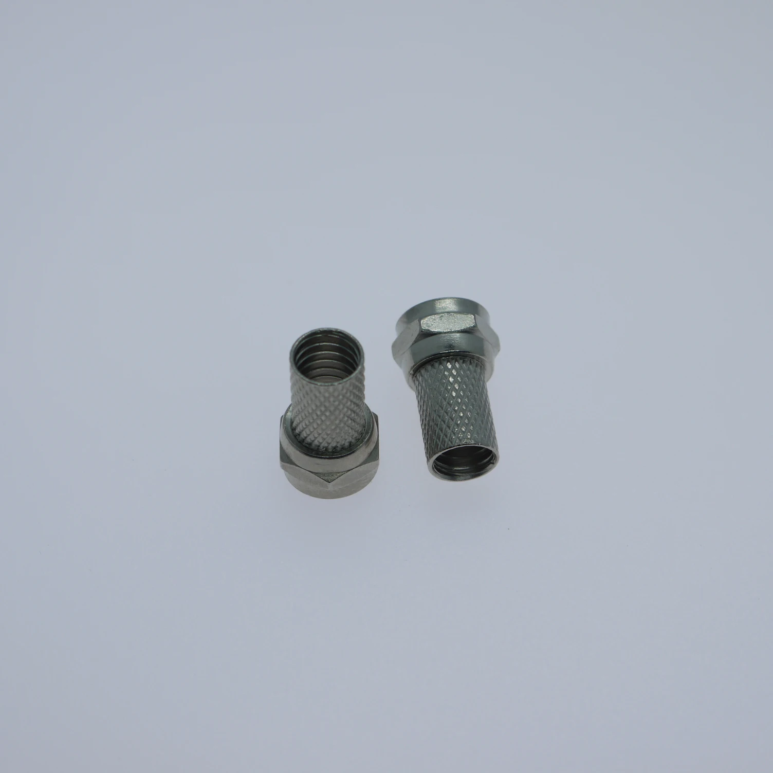 Made In China F Type Male Twist On Metal Rg6 Circular Connectors