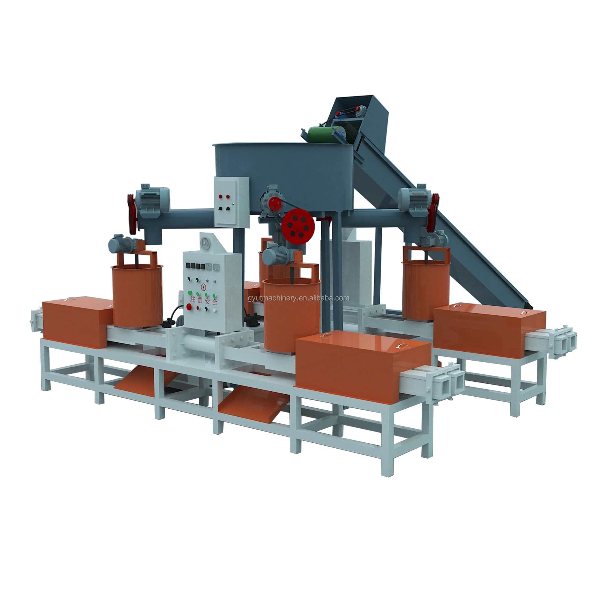 Automatic Wood Pallet Feet Sawdust Block Production Line Hydraulic Wood Pallet Block Pallet Nailing Production Line