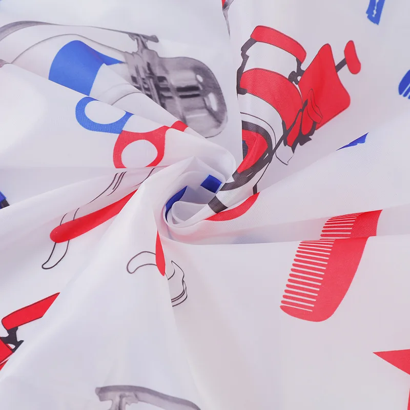 Hot Sale Logo Custom Hairdressing Cape Apron Kapper Capes Barber High Quality White Waterproof Cape Hairdresser