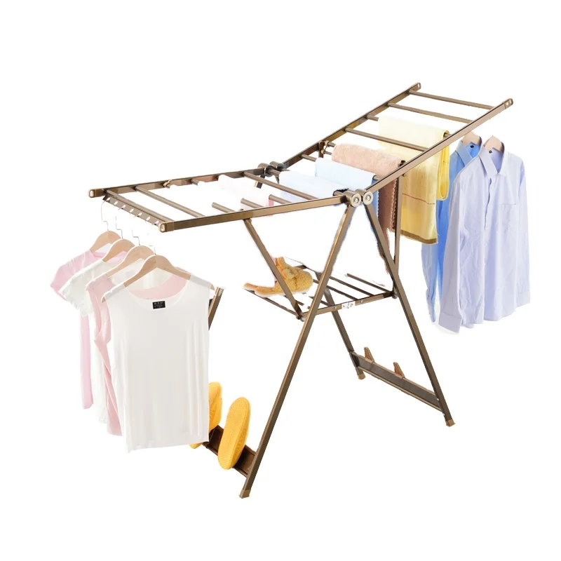 Balcony Outdoor Hand Clothes Rack Hangers Aluminium Alloy Lifting Ceiling Clothes Drying Rack