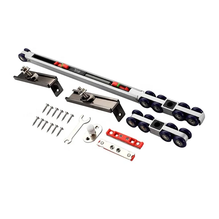 Buffer sliding door roller for sliding door track guide roller system duty hanging glass wheel sliding door roller set wheel