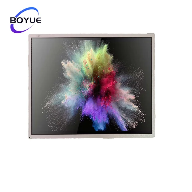 Good viewing 17 Inch LCD Panel TN Display AUO TFT LCM Support 1280*1024 Resolution, 500nits and 30 pins LVDS