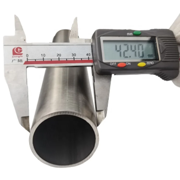 Заводская оптовая продажа SUS304 304L od 42 4 мм 44 48 3 40 круглая никелевая труба из нержавеющей стали для архитектурного