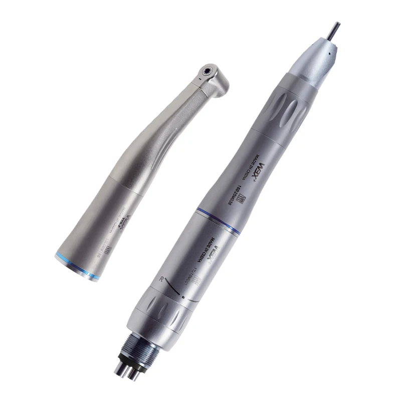 Dental straight handpiece low speed inner spray handpiece 1:1 ratio without/with optical for dentist