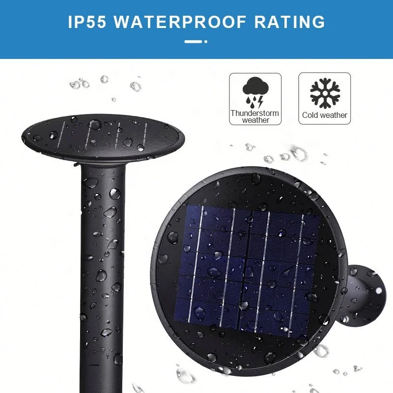 Пользовательский дешевый столбик теплый белый НЛО столбик Солнечный сад