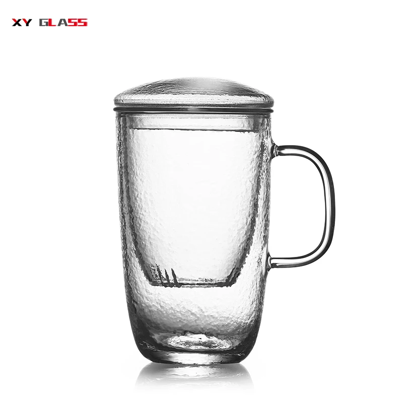 Офисное использование три части высококачественный фильтр с крышкой молоток термостеклянная чашка для