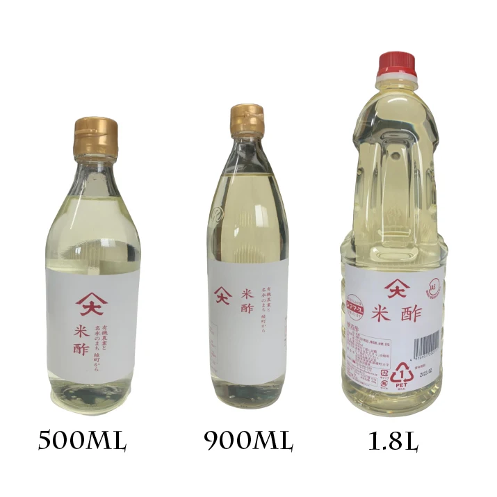 Japanese refreshing taste self-manufactured brewed organic vinegar with bottle