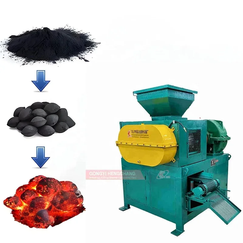 Copper Powder Chromium ore Pillow shape Round shape Briquette making machine