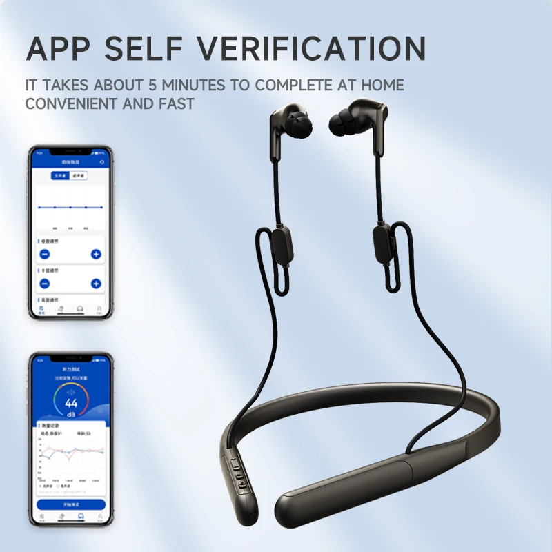New Product Lightweight RIC BTE Digital Hearing Aids Rechargeable
