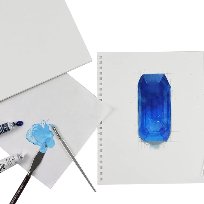 Многоразовая неабсорбирующая синтетическая бумага полипропилен для использования со спиртовыми чернилами Акварельная акриловая живопись