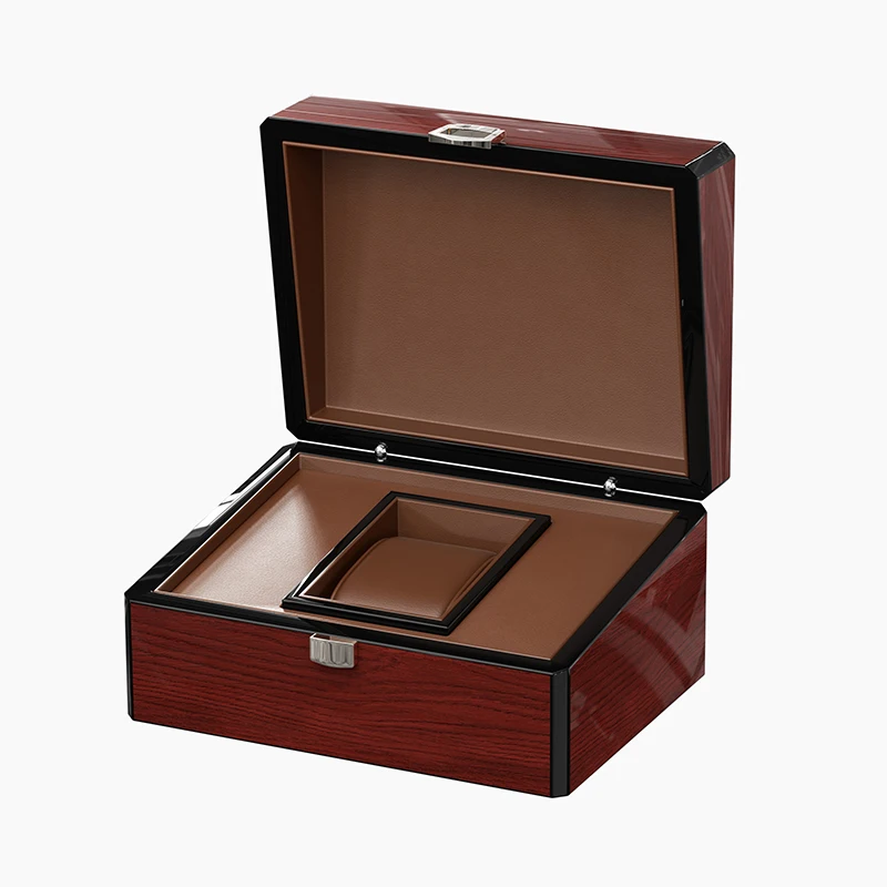 Luxury Big Watch Box Custom Logo Wooden Piano Paint for Packaging