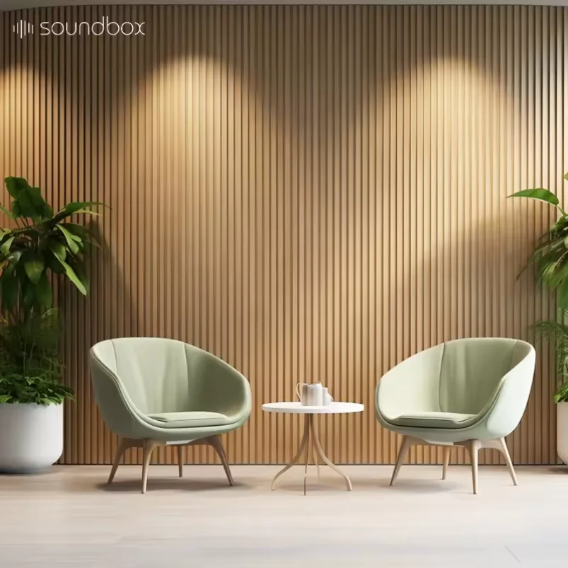 Soundbox aku wpc polyester acoustic wall panel used acoustic panels for sale decorative wall panels