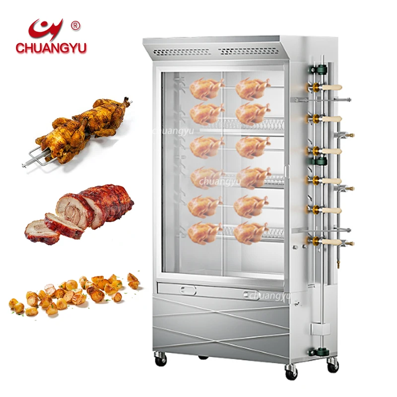 Chuangyu Commercial Roast Chicken Oven Grill Chicken Electric Oven Rotisserie Chicken Oven For Sale