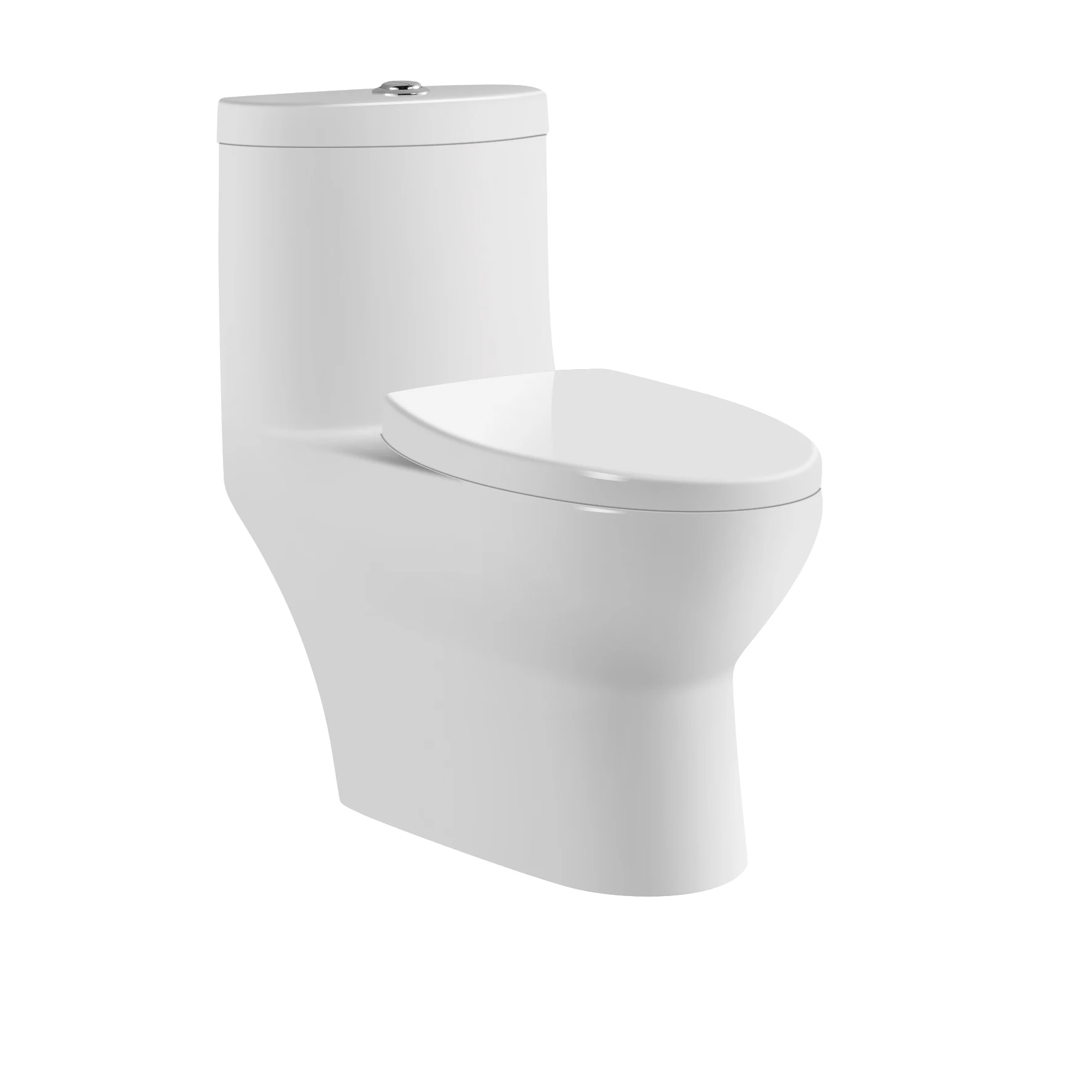 Wholesale Washroom Dual Flush Floor Mounted White Toilet Bowl Siphonic One Piece Ceramic Water Closet Bathroom Toilet