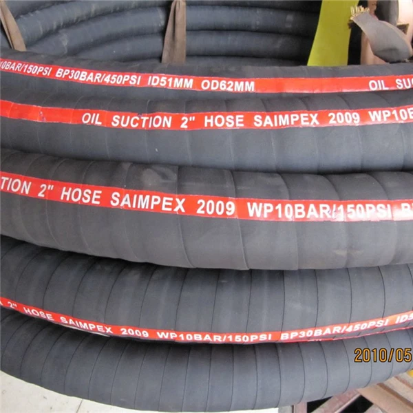 Quality  gasoline and truck  fuel oil delivery and  suction  flexible  rubber hose with anti-static wire  anti aging oil proof