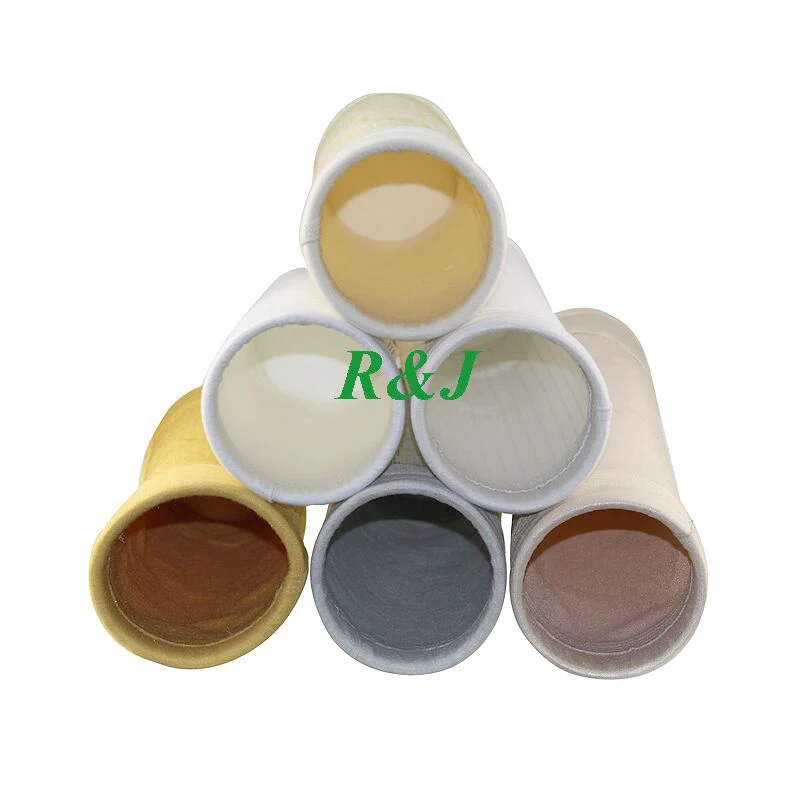 Industrial flannelette Polyester PPS P84 FMS filter bag cage dust filter bag
