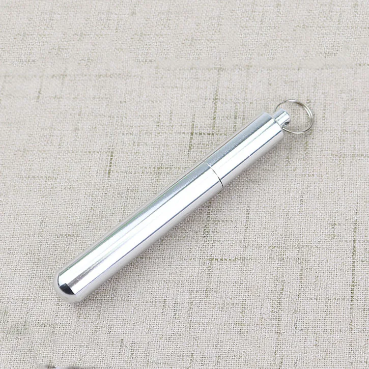 14*121 mm customized logo print Waterproof  Aluminium alloy  metal cigarette container