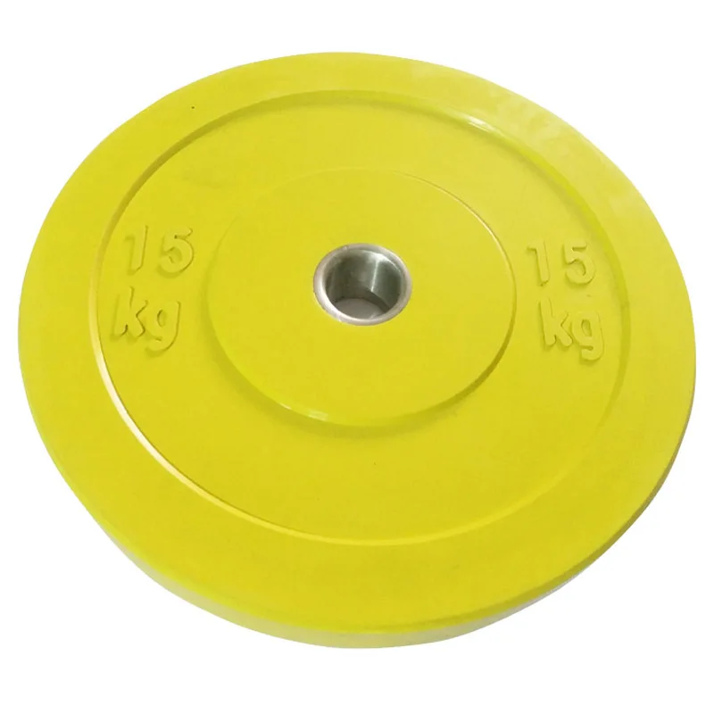
OEM competition silicone rubber bumper plate weightlifting plate barbell plate for GYM 