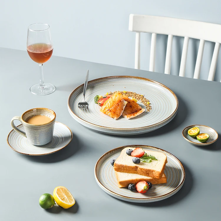 PITO Horeca european porcelain dinner sets ceramic dinnerware glaze change