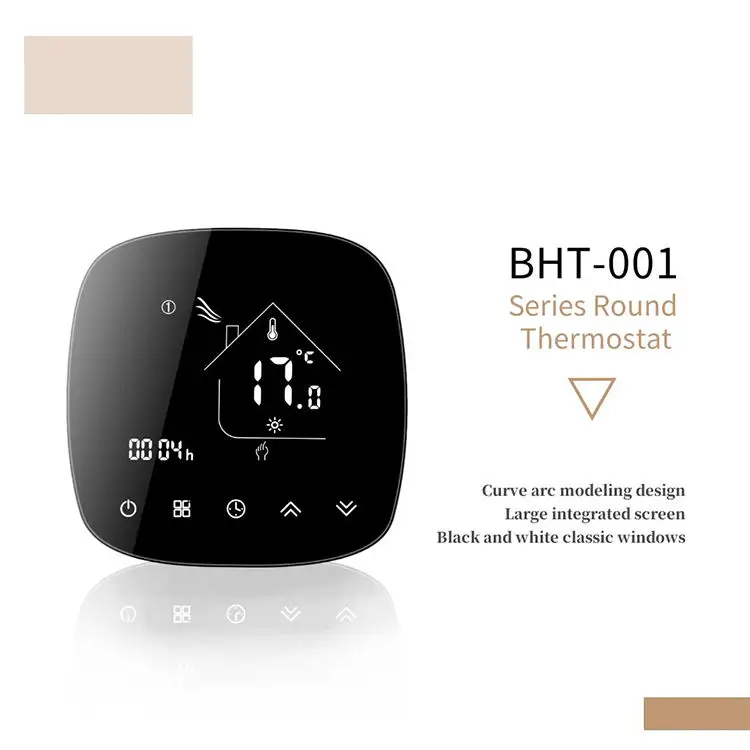 Wholesale BAC-001 Black color BACnet Modbus RS485 fan coil unit digital thermostat conditioner air