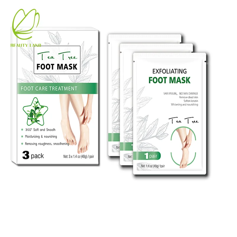 Peeling Exfoliating Foot Mask Feet Mask Remove Dead Skin Cuticles Heel Foot Care Pedicure Socks with OEM service