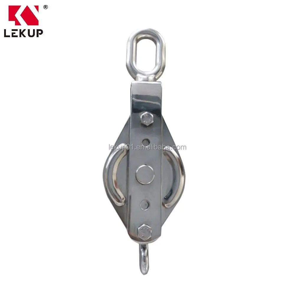 Manufacturers Wholesale Single Wheel Fixed Pulley Block Single Sheave Cast Pulley 304 316 Stainless Steel Lifting Pulley
