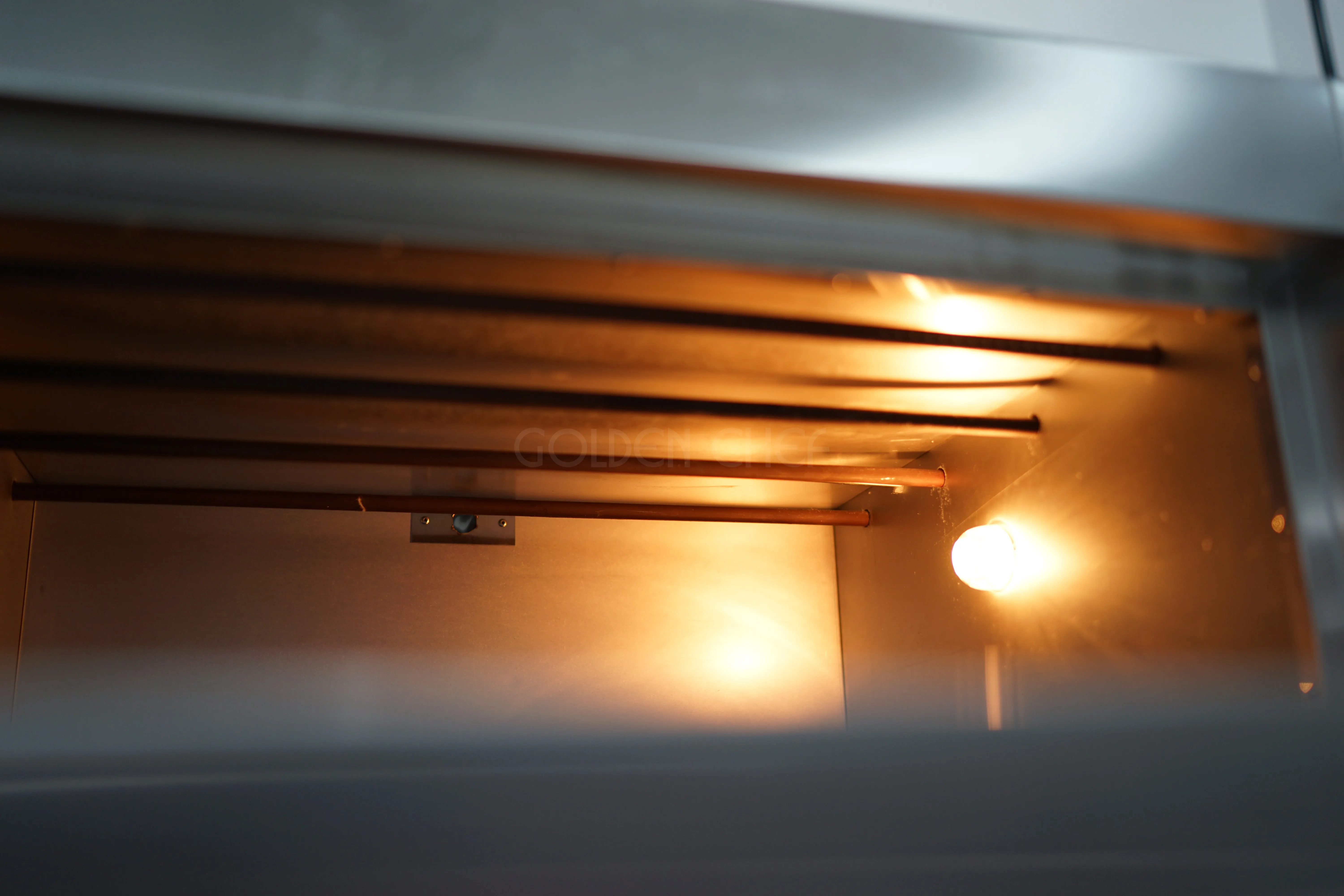 Golden Chef factory high quality Micro-computer panel baguette bread small steam deck oven with steam steam single deck oven