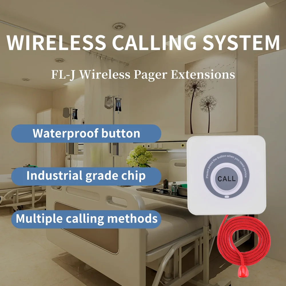 FEILINGCALL Wireless Paging System Coaster Pager Wireless Food Buzzer