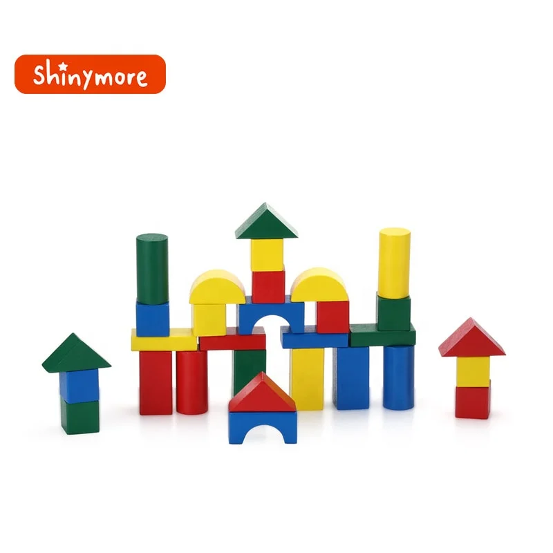 Wooden Classic 30pcs Building Block Educational Toy