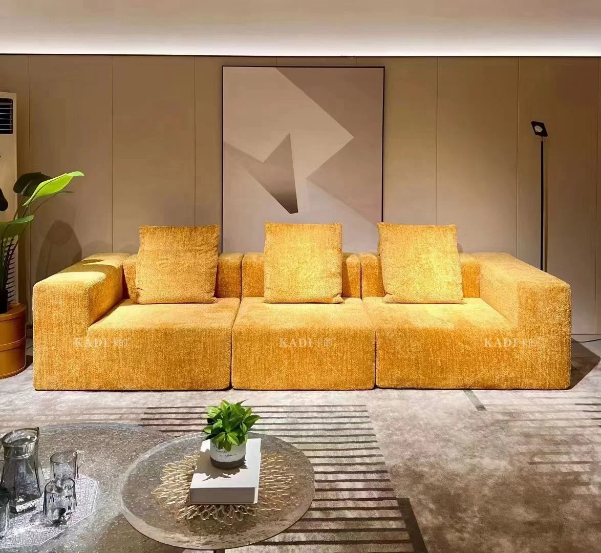 2024 New Arrival Modern Luxury High-end Design modern luxury wholesale fabric compression sofa  casual Couch 3 seats