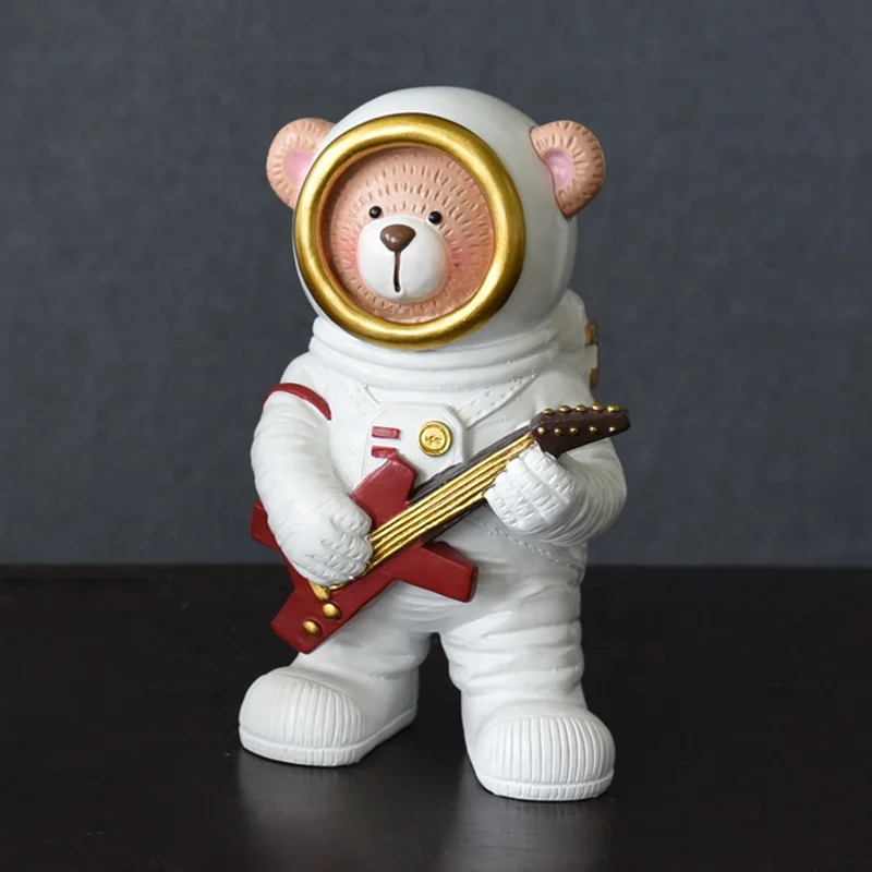 Уникальное маленькое украшение для стола гостиной из полирезины дома медведь смолы Подарочная коробка детская