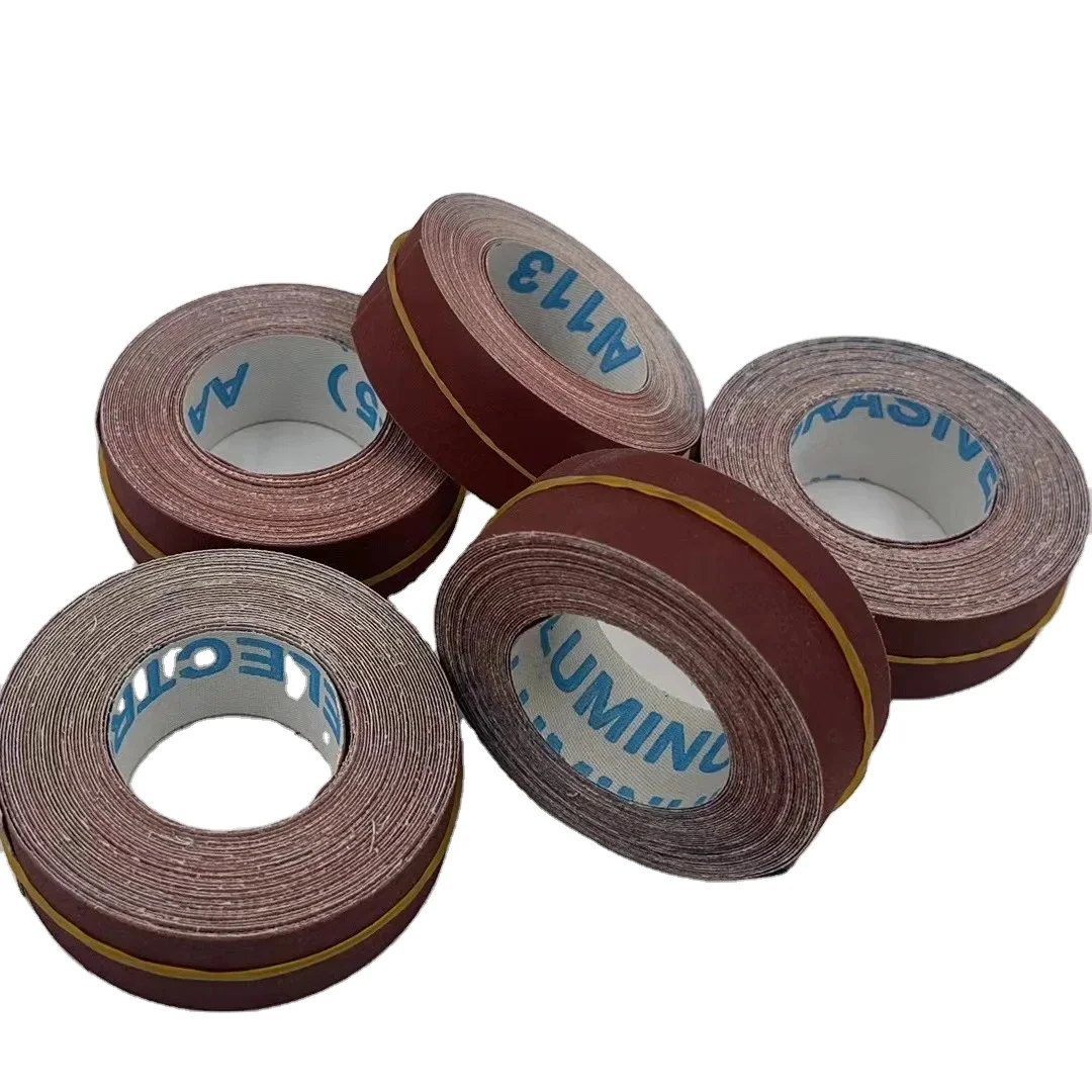 1 inch 25.4mm  Sandpaper Roll 80-800 Grit 10M*1inch Aluminium Oxide sandpaper Roll