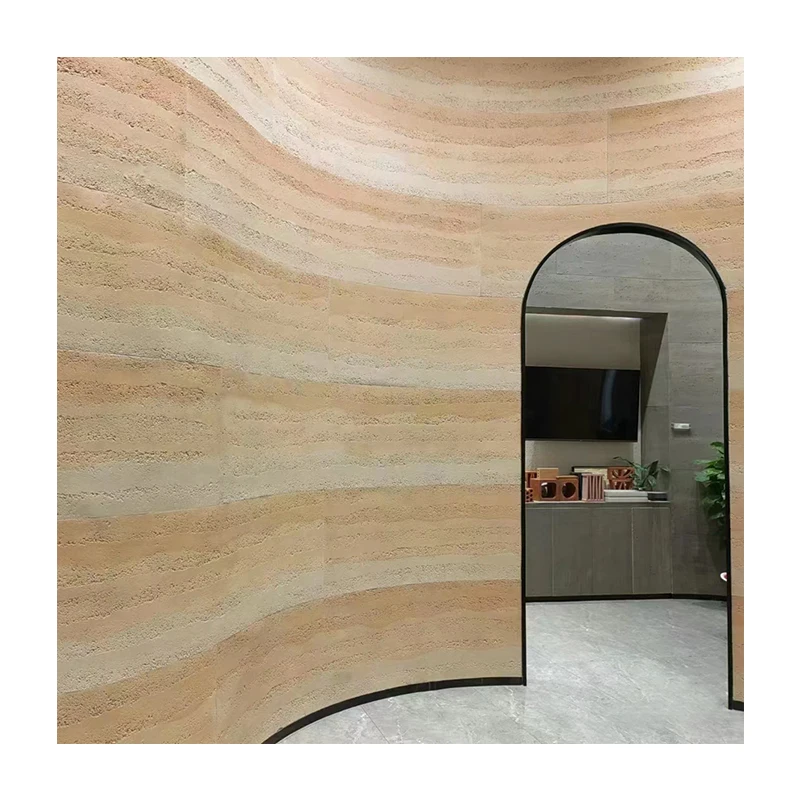 Artificial Stone Wall Panel 3d Faux Stone Wall Flexible Stone MCM Clay Tiles For Exterior And Interior Wall