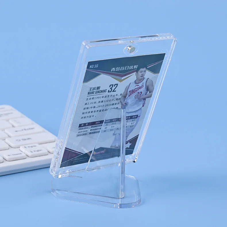 CAIYA Custom triangle display stand commemorative coin display stand TCG accessories products wholesale desktop stabilizer